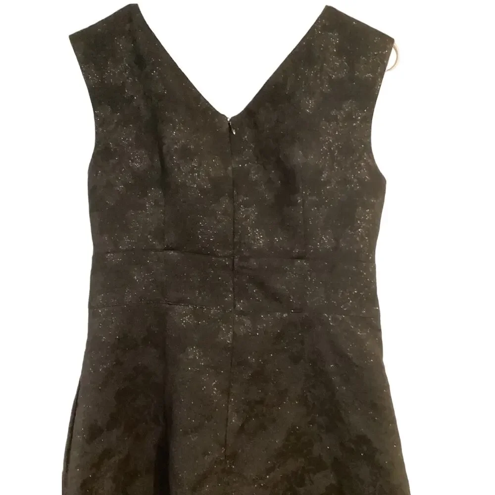 1149  Nanette Lepore Black Dress Lined Mini Size 6
